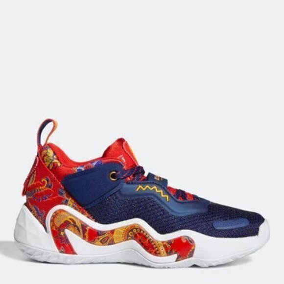 Adidas Basketball D.O.N. Issue #3 X Bel-Air Shoes Kids’ Size 5.5 Womens Size 7 - Picture 2 of 11